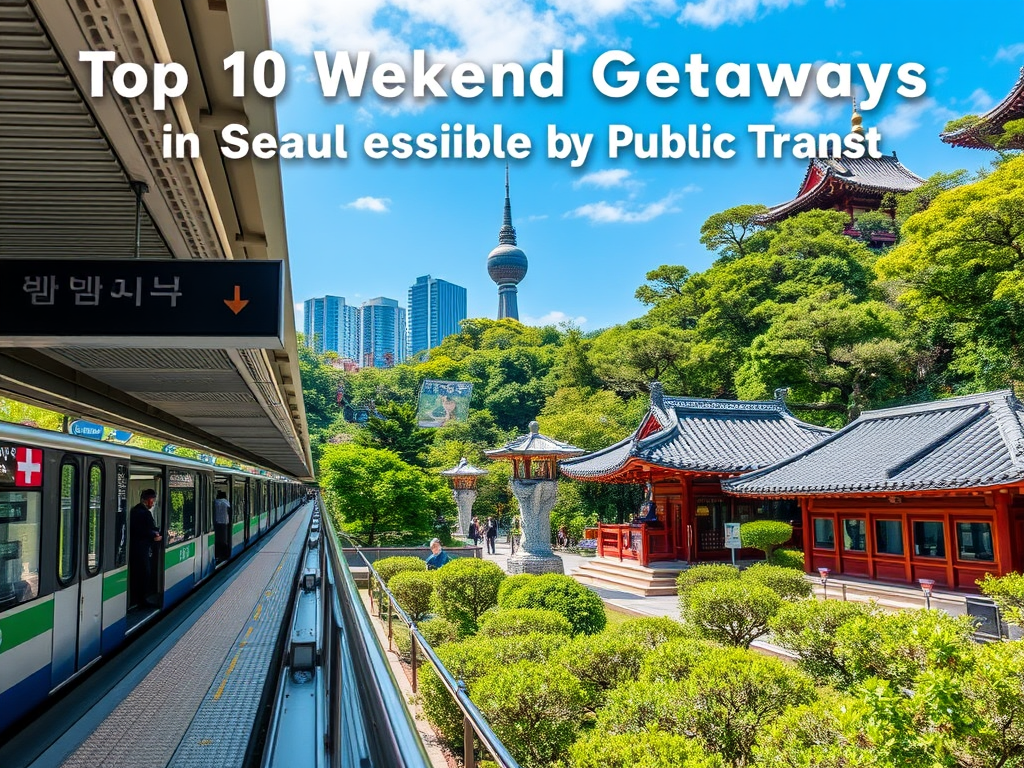 Top 9 Weekend Getaways in Seoul Accessible by Public Transit