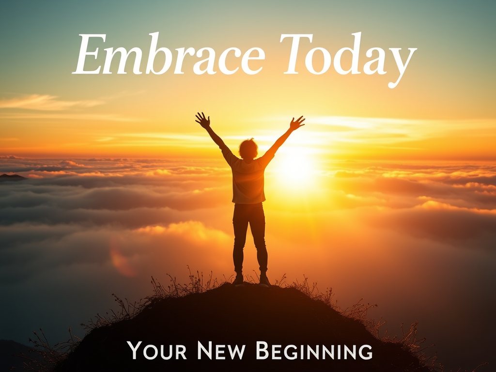 Embrace Today: Your New Beginning